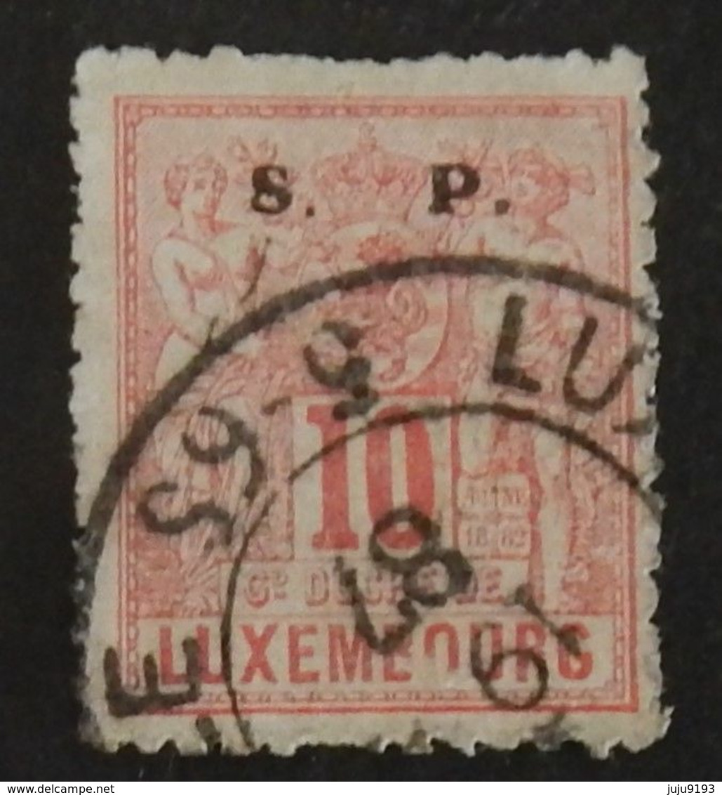 LUXEMBOURG SERVICE YT 58 OBLITERE ANNÉES 1882/1883 - Servizio