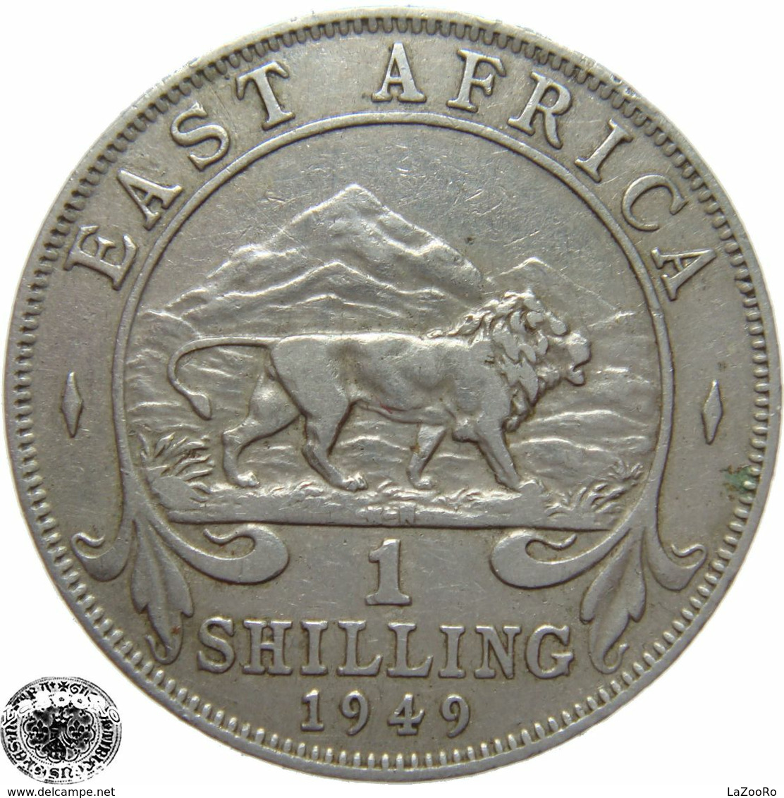 LaZooRo: East Africa 1 Shilling 1949 XF - Colonie Britannique