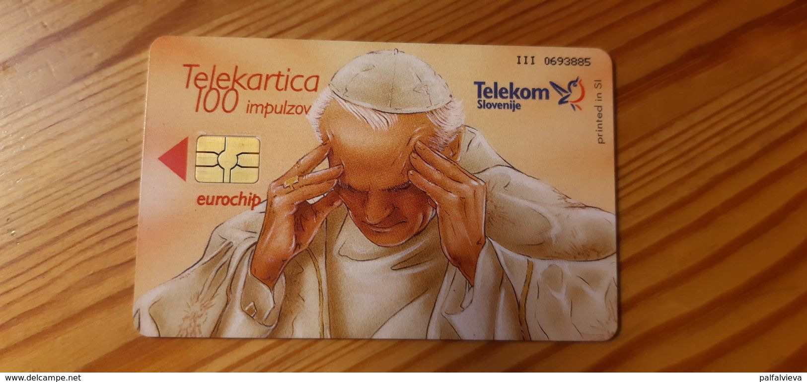 Phonecard Slovenia - Pope John Paul II. - Slovenia