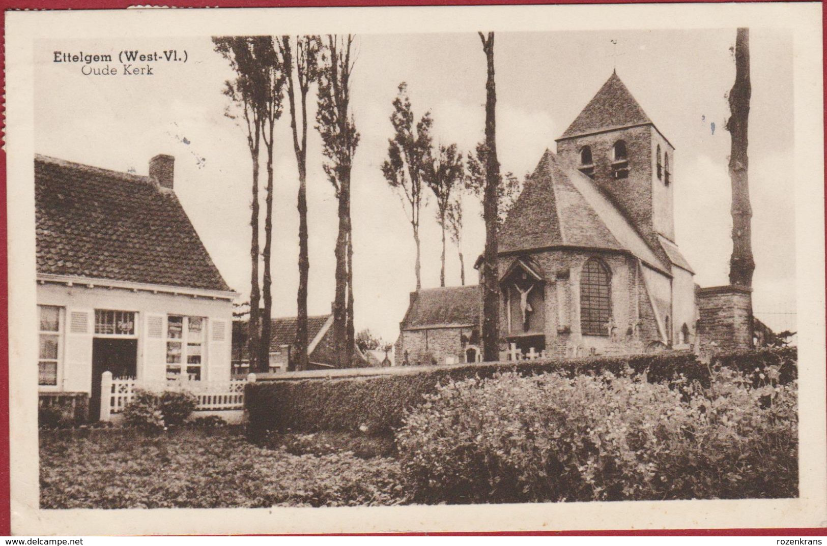 Ettelgem Oudenaarde Oude Kerk (In Zeer Goede Staat) - Oudenburg