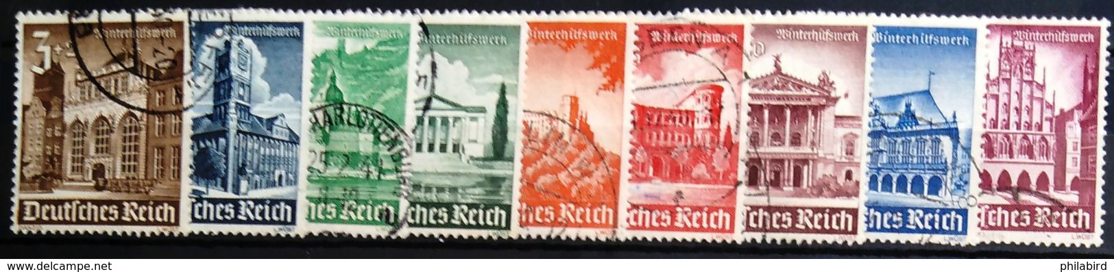 ALLEMAGNE EMPIRE                       N° 675/683                OBLITERE - Used Stamps