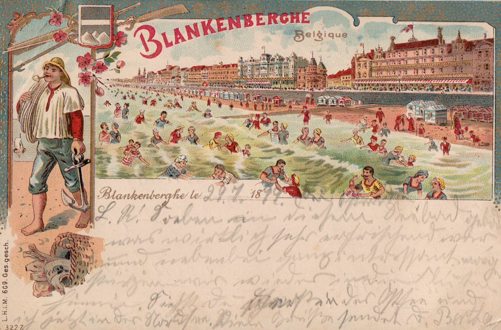 Blankenberghe, Belgique, 1899. (Blankenberge). - Blankenberge