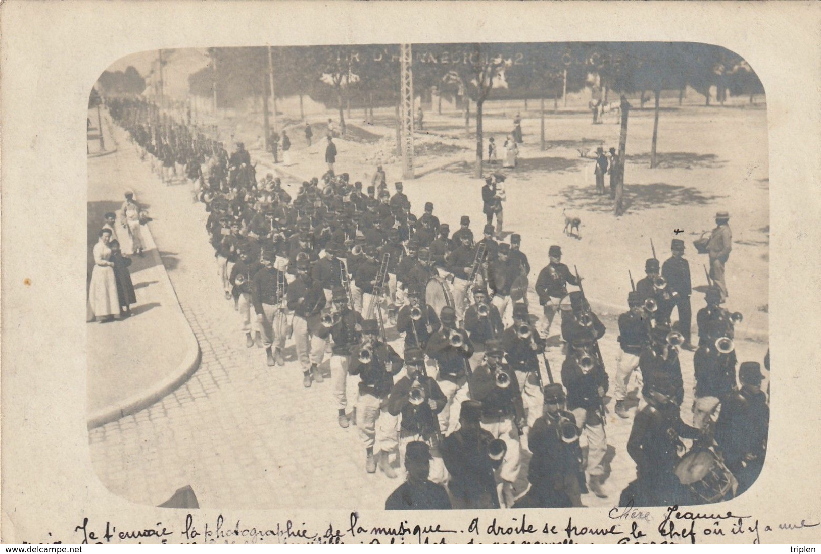 Soissons - Défilé Militaire - Musique - Carte Photo - Soissons