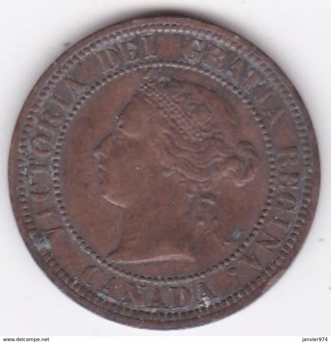 Canada. 1 Cent 1882 H. Victoria. Cuivre - Canada