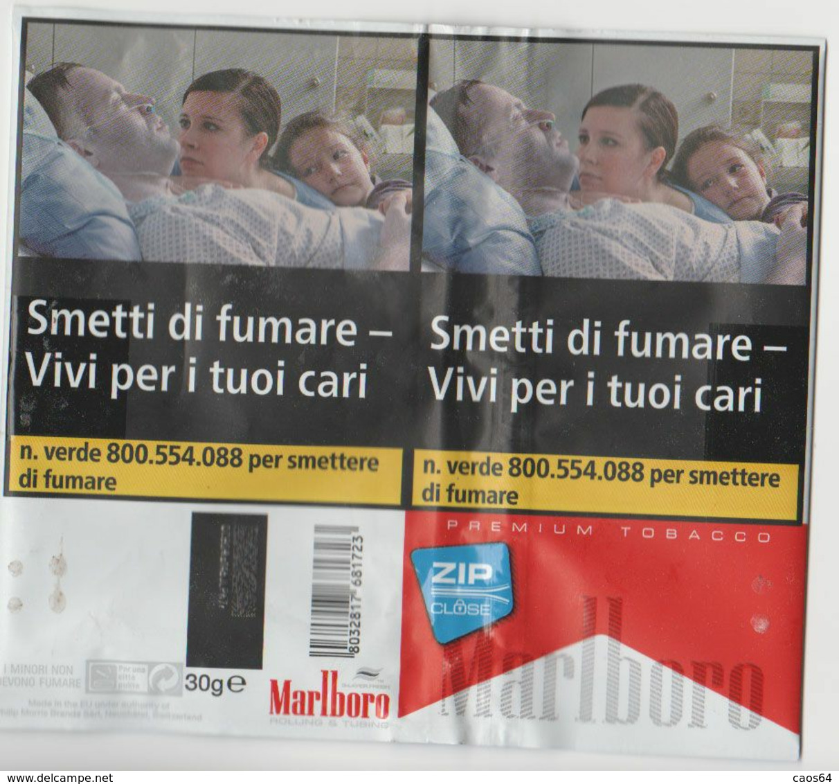 MARLBORO CIGARETTE TOBACCO TABACCO PER SIGARETTA ITALY  SIGARETTE - Empty Tobacco Boxes