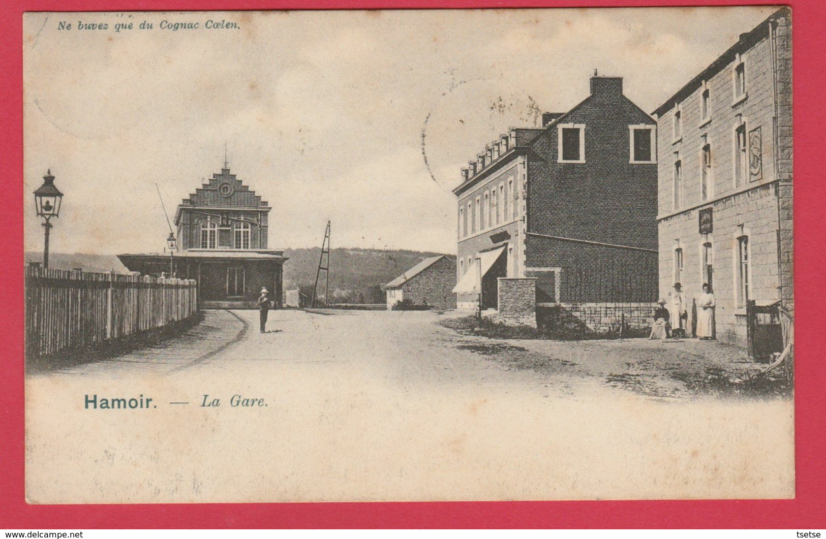 Hamoir - La Gare - 1906 ( Voir Verso ) - Hamoir