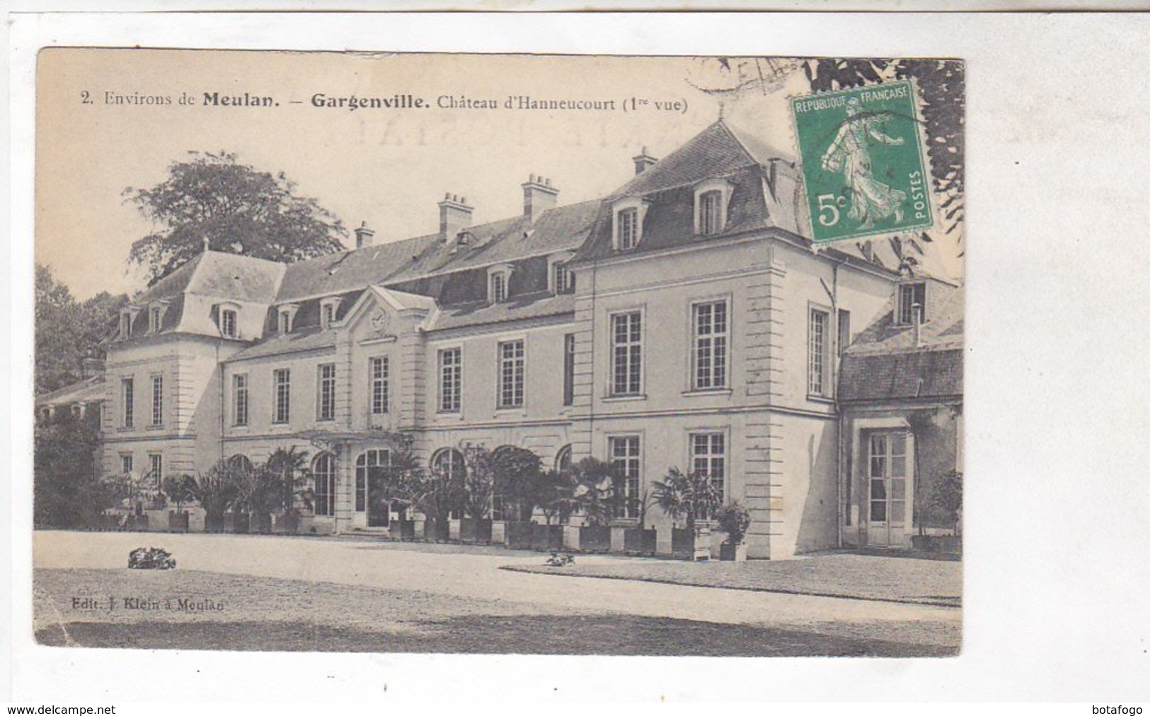 CPA DPT 78 MEULAN, GARGENVILLE, CHATEAU D HANNEUCOURT - Montigny Le Bretonneux