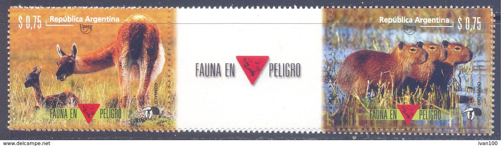 1996. Argentina, Upaep,  Fauna, 2v, Mint/** - Neufs