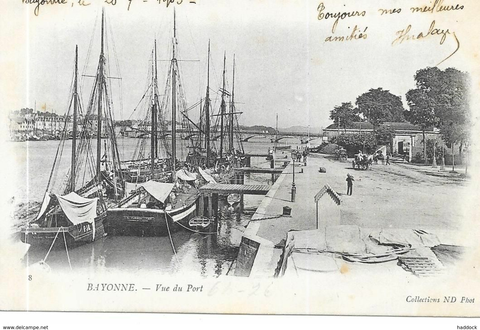 BAYONNE : VUE DU PORT - Bayonne