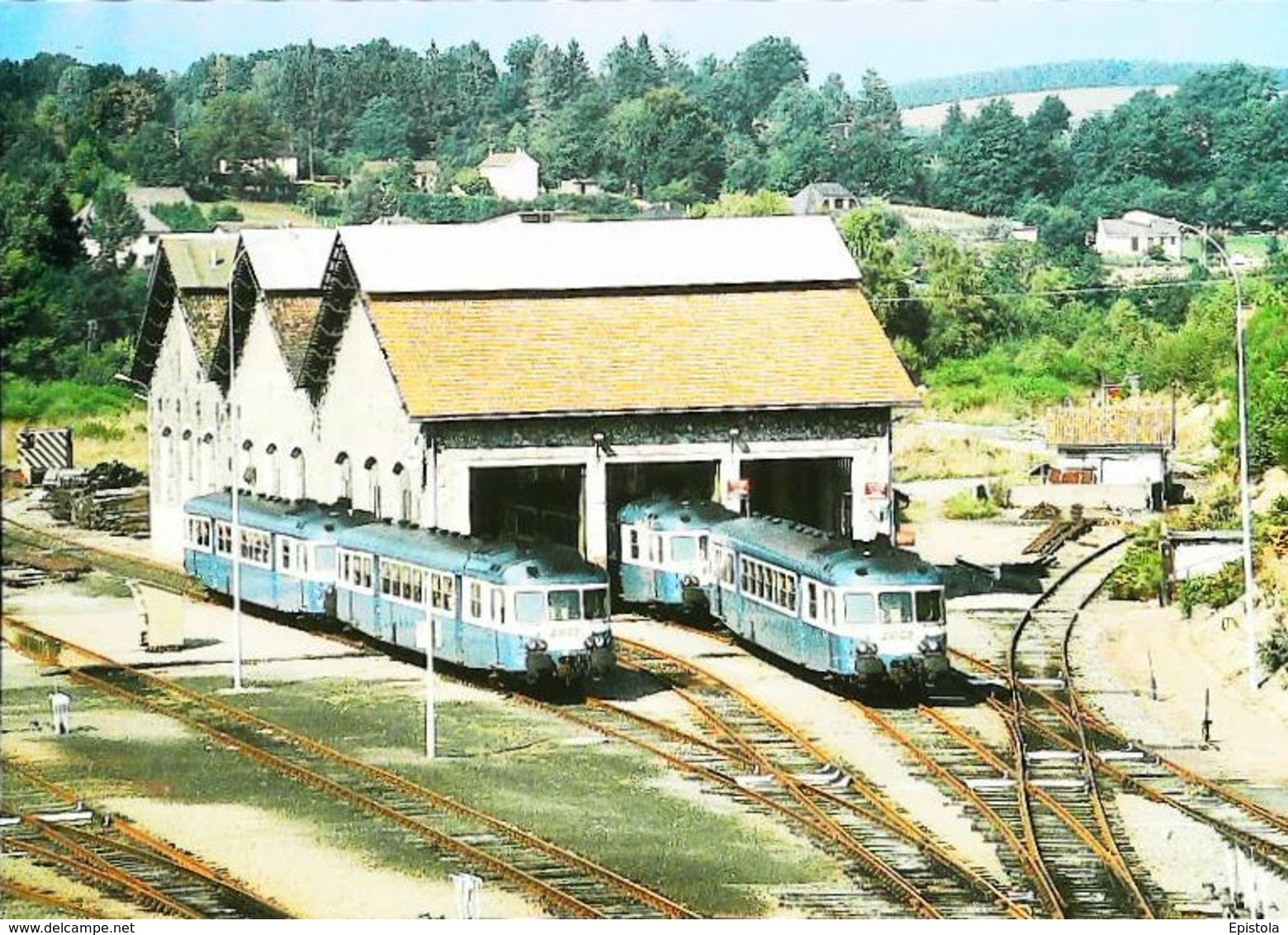 (1993) TRAIN AUTORAIL X2800 -  Gare Annexe D'USSEL - Ussel