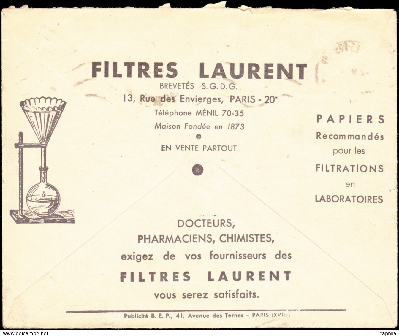 FRANCE Entiers  LET - Type: CCP MARSEILLE/chimie*/pharm./ - Andere & Zonder Classificatie