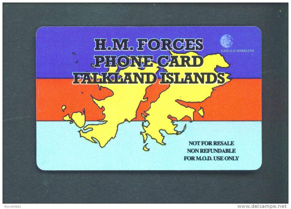 FALKLAND ISLANDS  -  Remote Phonecard As Scan/Military Use Only - Falkland Islands