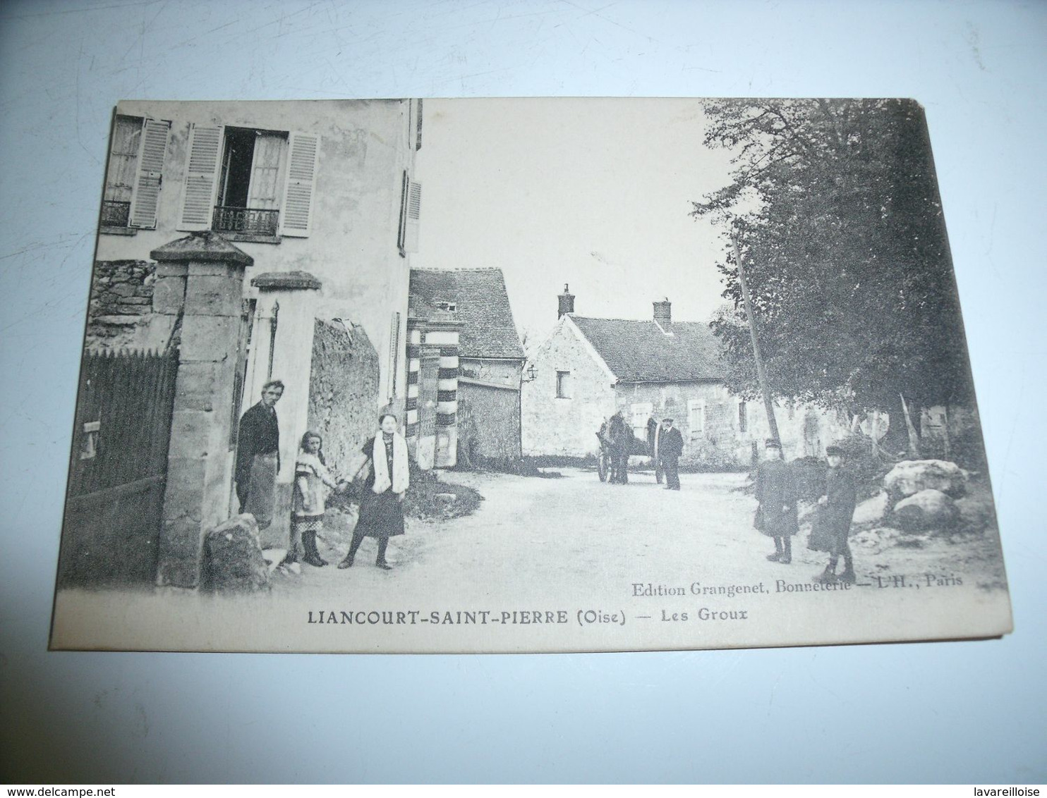 CPA 60 LIANCOURT SAINT PIERRE LES GROUX RARE BELLE CARTE !! - Liancourt