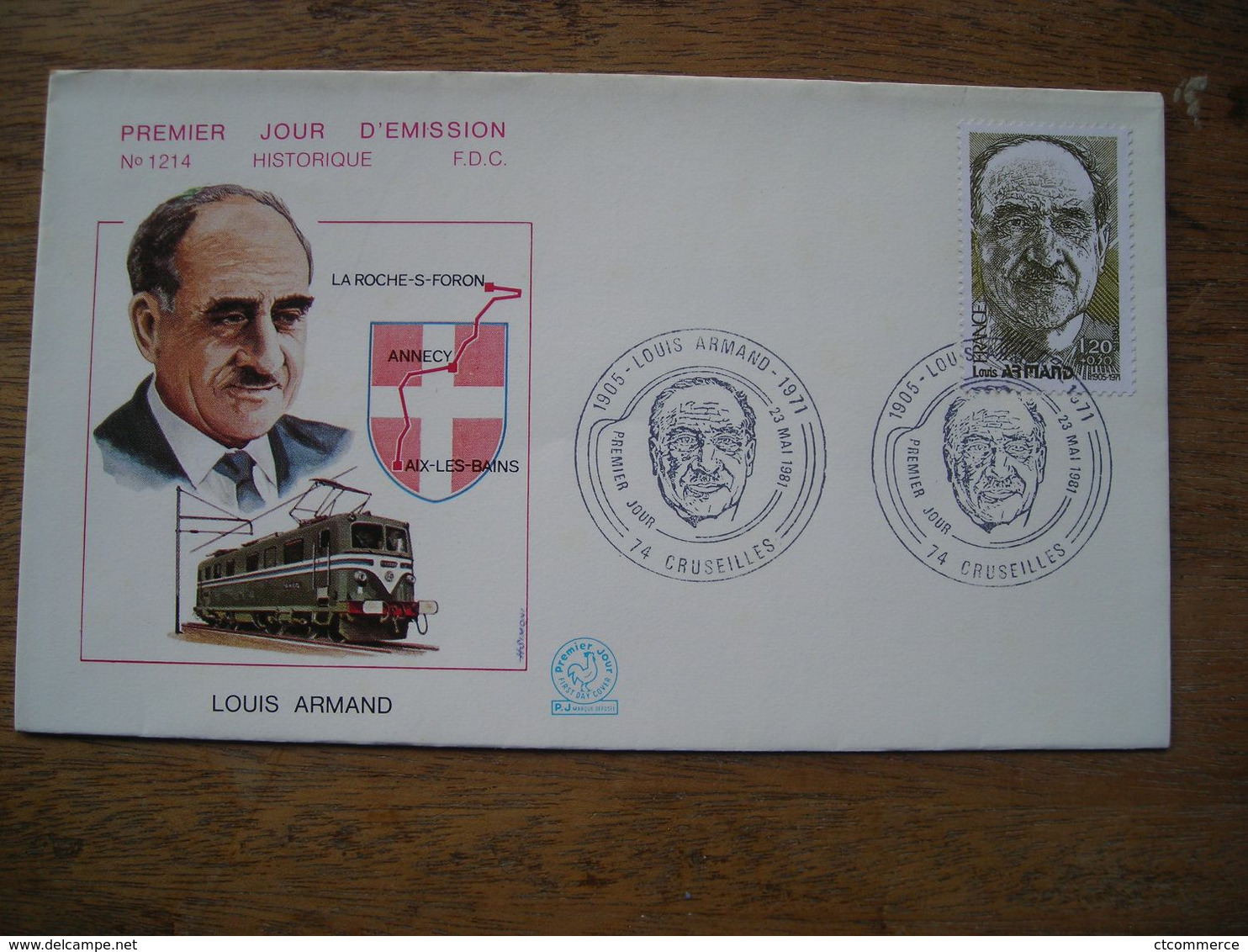 FDC 1981 N° 1214 Louis Armand - 1980-1989