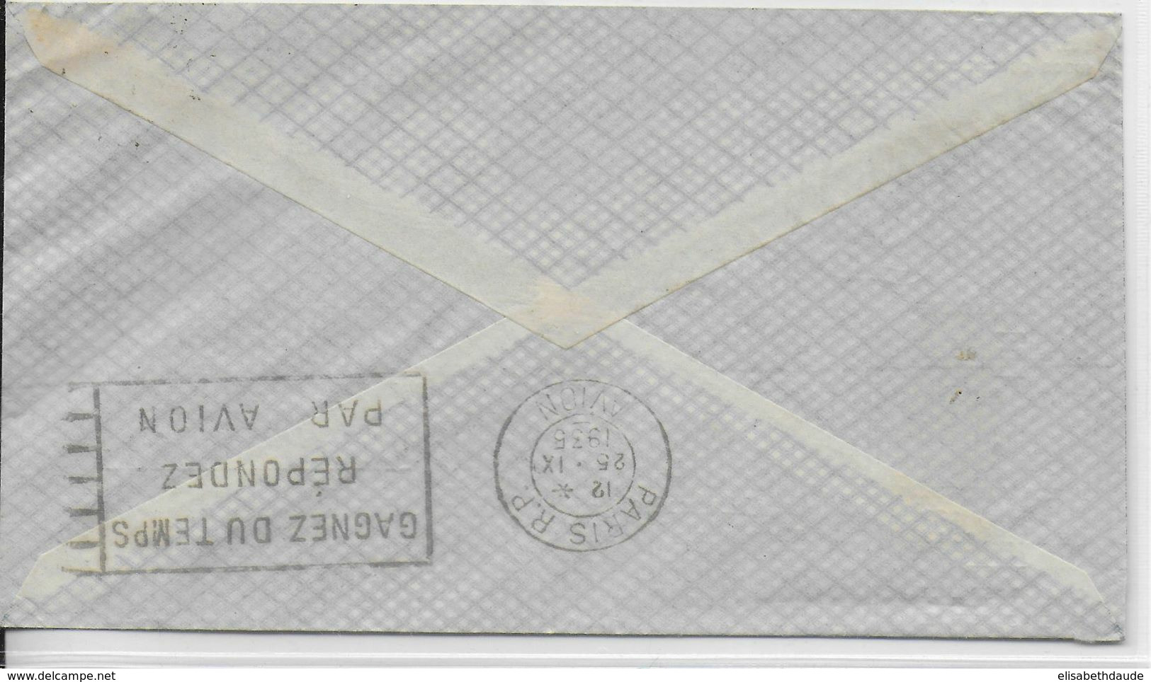 1935 - BRESIL - ENVELOPPE Par AVION De PERNAMBUCO => HALLE (ALLEMAGNE) Via PARIS MECA POSTE AERIENNE AU DOS - Covers & Documents