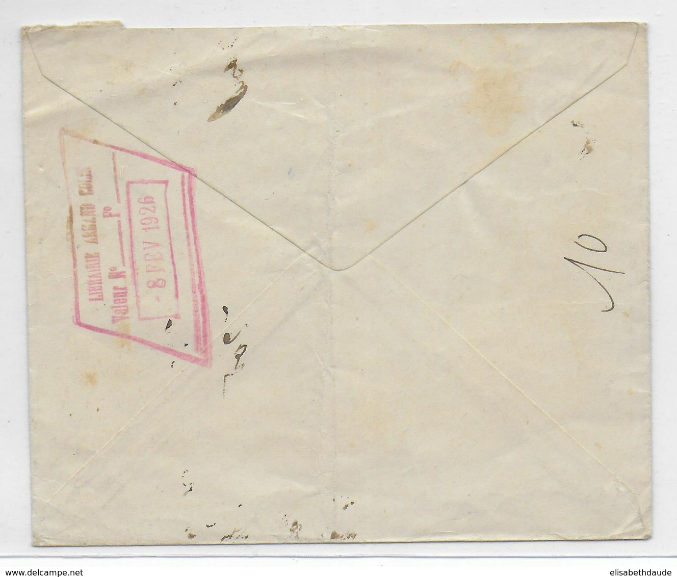 1926 - BRESIL - ENVELOPPE ENTIER RECOMMANDEE ! => PARIS - Postal Stationery