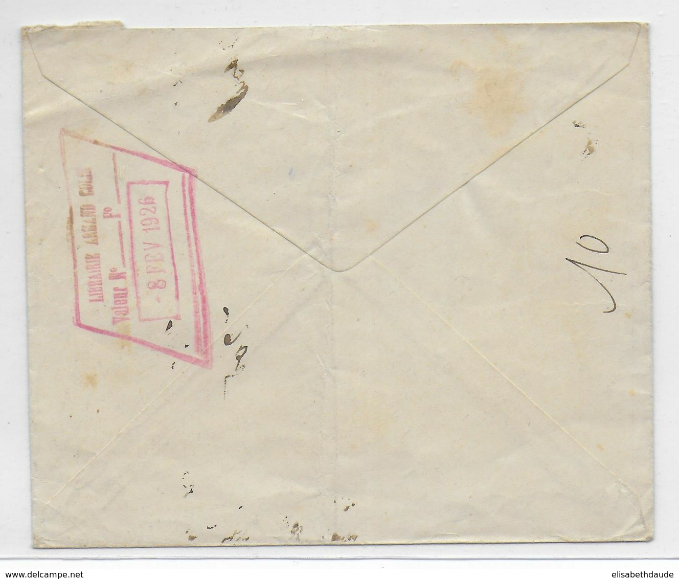 1926 - BRESIL - ENVELOPPE ENTIER RECOMMANDEE ! => PARIS - Entiers Postaux