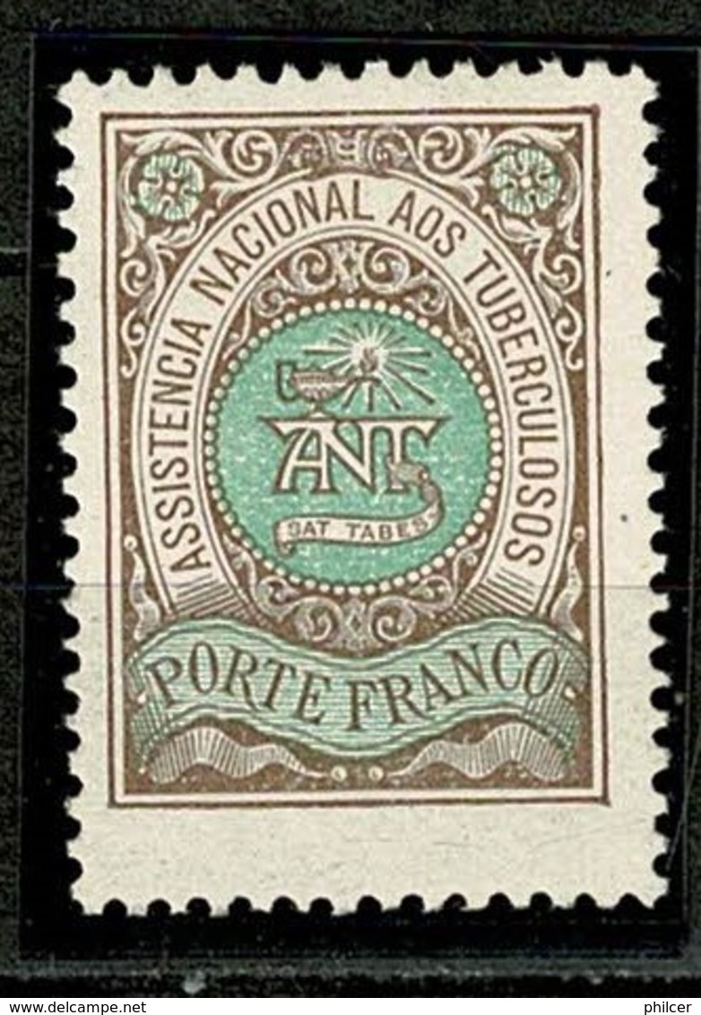 Portugal, 1904, # 1, Emblema ANT, MH - Neufs