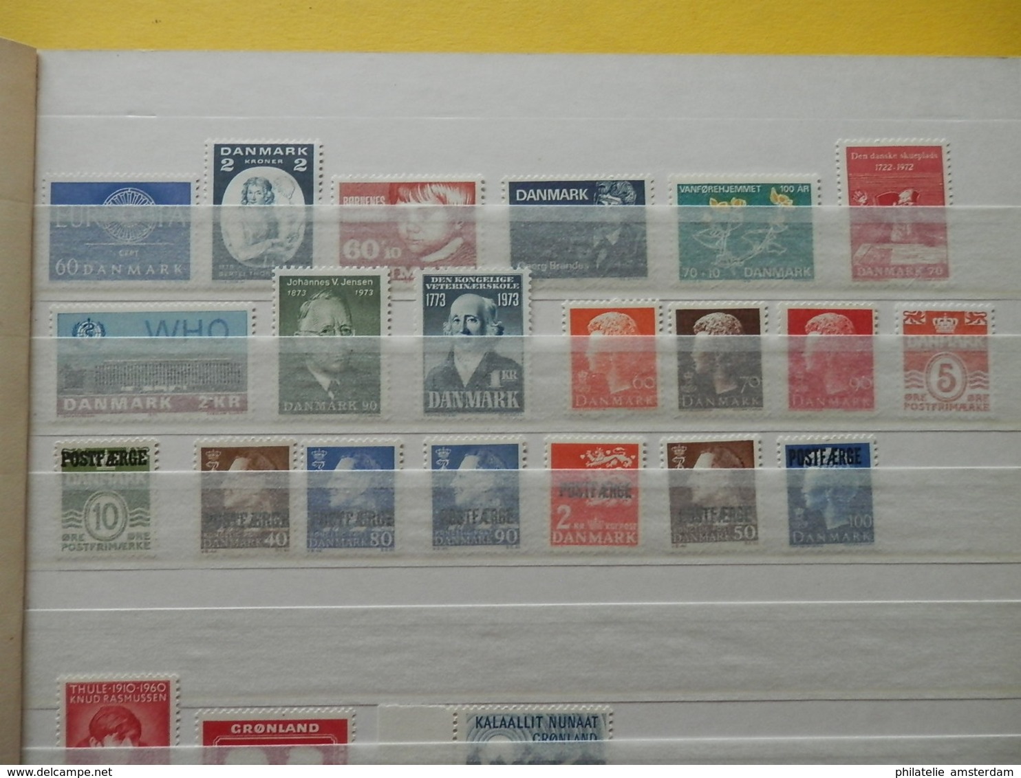 Denmark, Greenland & Faroe Islands: MNH Collection In Stockbook And Year Sets - Collezioni (in Album)