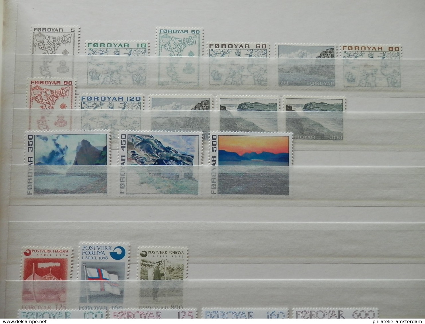 Denmark, Greenland & Faroe Islands: MNH collection in stockbook and year sets