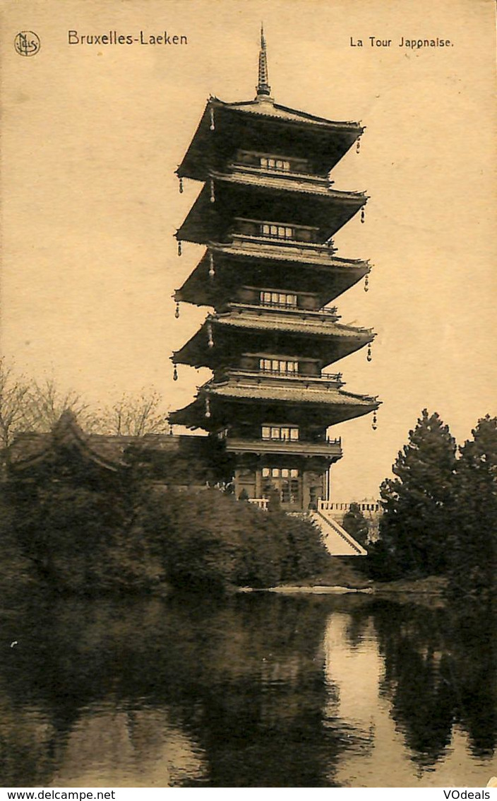 030 538 - CPA - Belgique - Brussel - Bruxelles - Laeken - La Tour Japonaise - Monumenti, Edifici