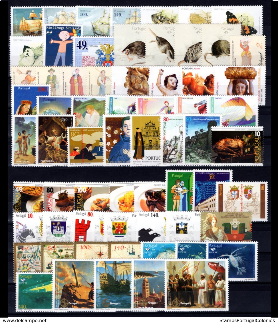 1997 Portugal Azores Madeira Complete Year MNH Stamps. Année Compléte NeufSansCharnière. Ano Completo Novo Sem Charneira - Ganze Jahrgänge