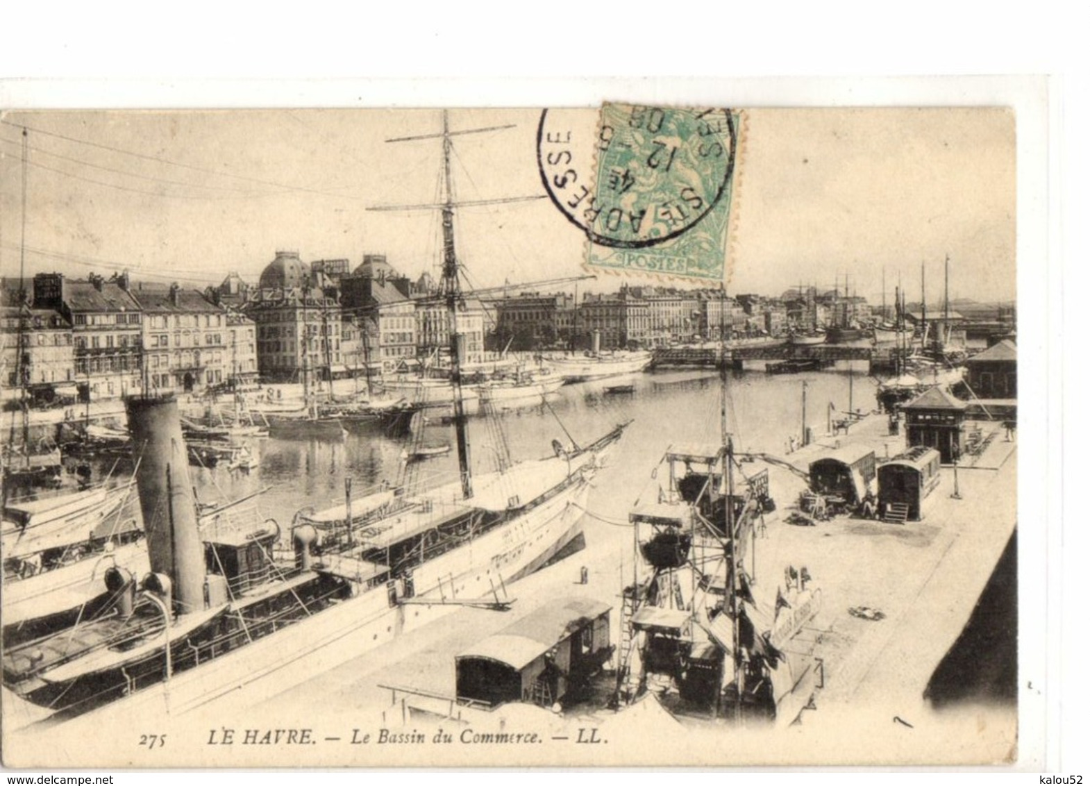 LE  HAVRE   //                    LE   BASSIN   DU   COMMERCE - Harbour