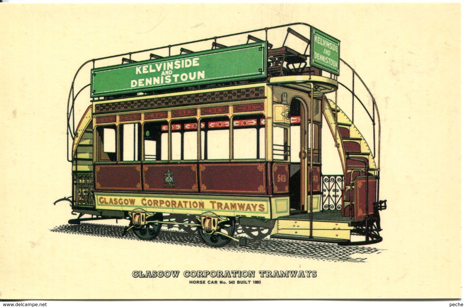 N°3661 R -cpsm -Glasgow Corporation Tramaways- - Strassenbahnen