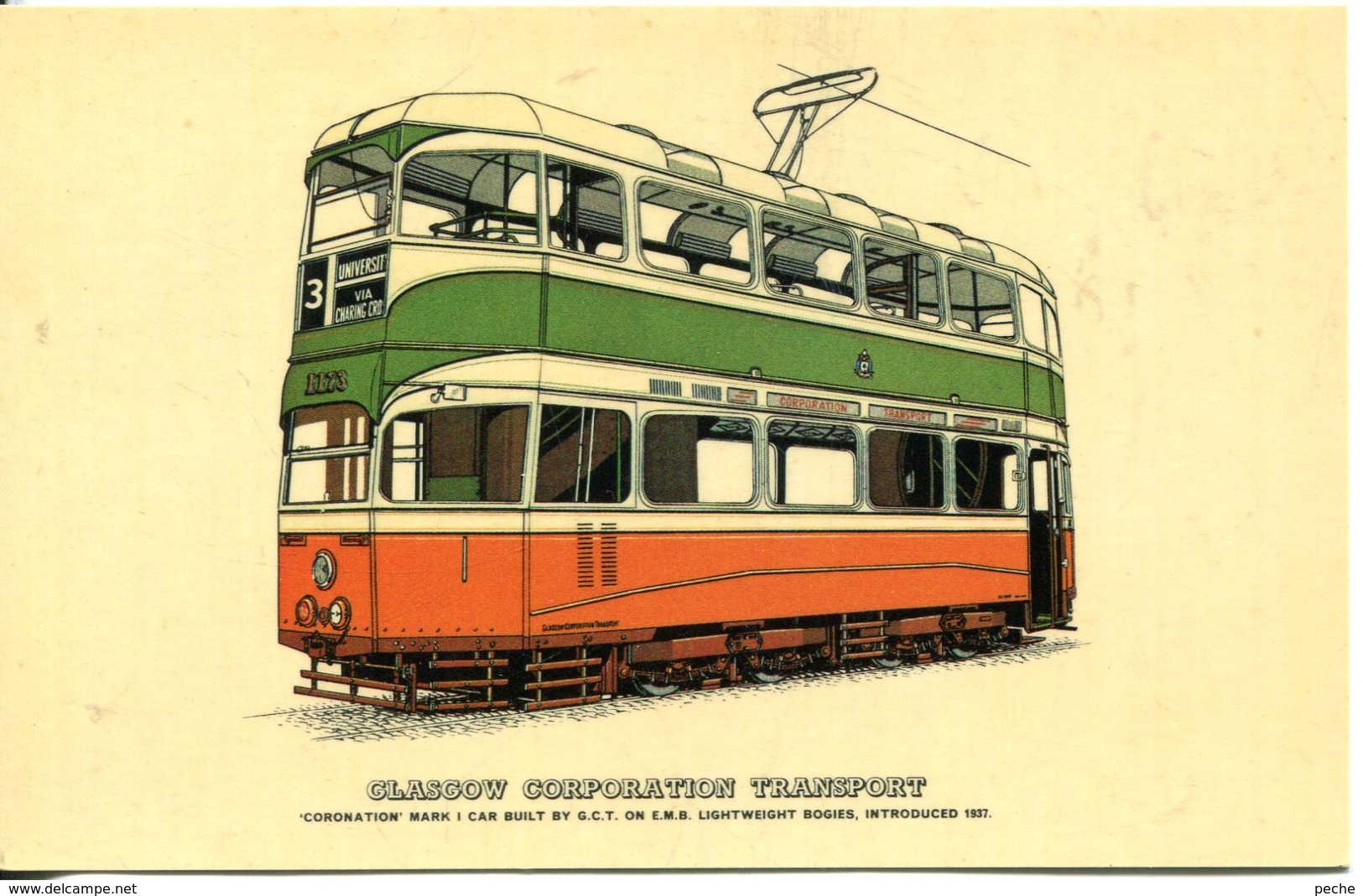 N°3662 R -cpsm -Glasgow Corporation Tramways- - Strassenbahnen