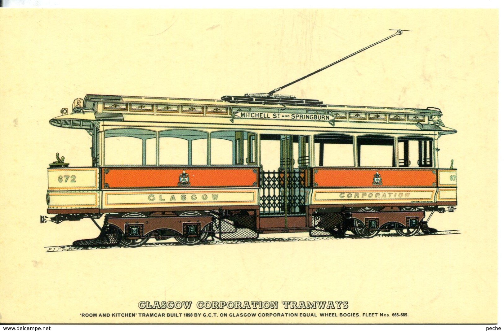 N°3665 R -cpsm Glasgow  Corporation Tramaways - Strassenbahnen