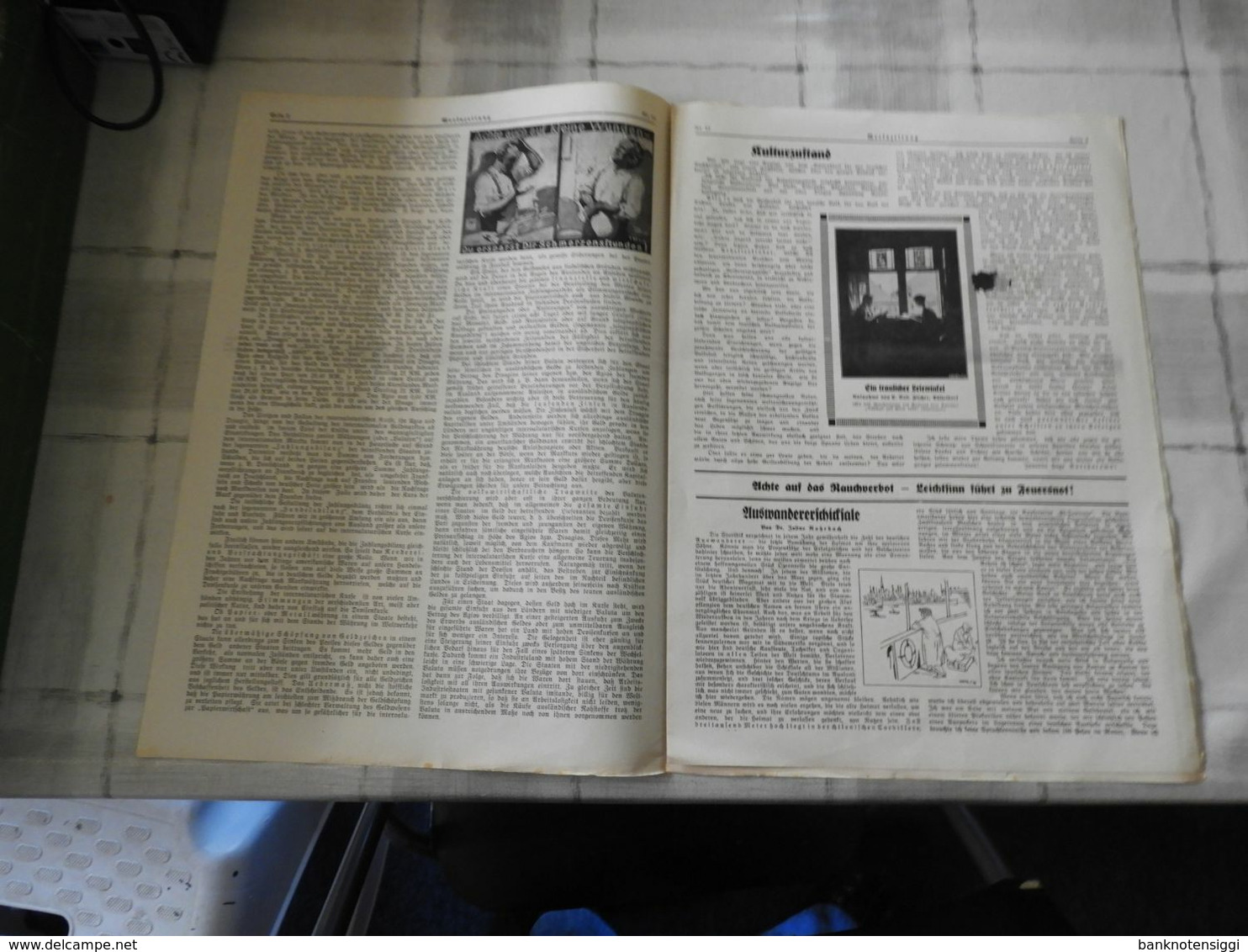 Werkzeitung VOH Vereinigte Oberschlesische Hüttenwerke Gleiwitz 1928 - Loisirs & Collections