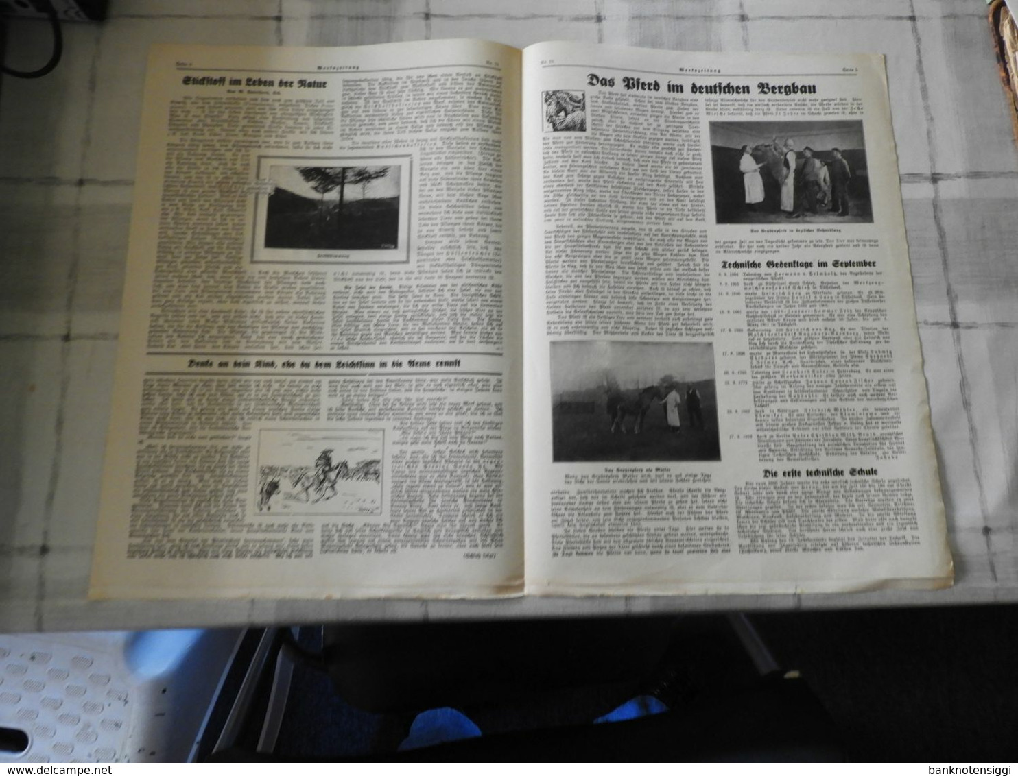 Werkzeitung VOH Vereinigte Oberschlesische Hüttenwerke Gleiwitz 1928 - Loisirs & Collections