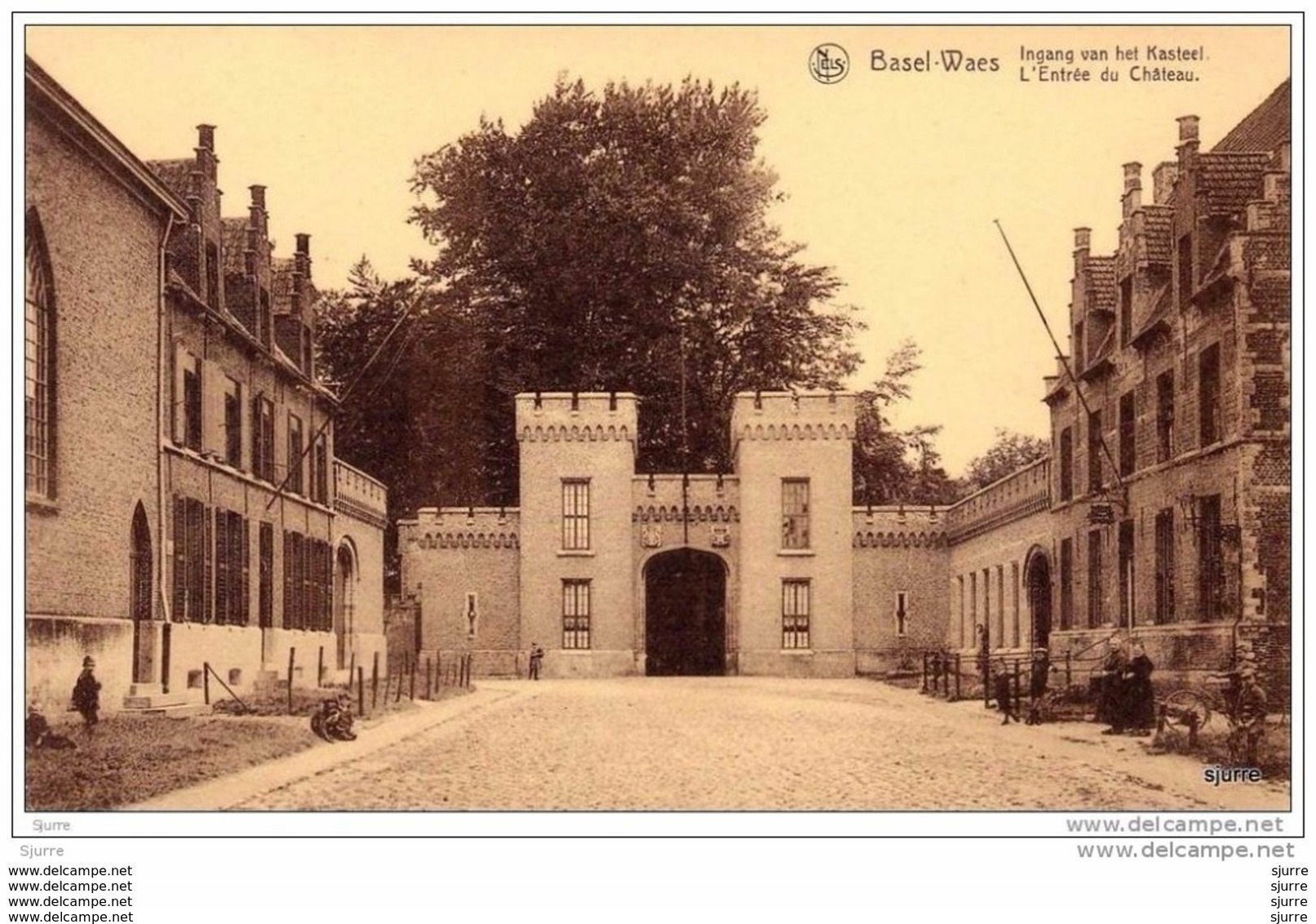 BASEL-Waas / Kruibeke - Ingang Van Het Kasteel - L'Entrée Du Château BASEL-WAES - Kruibeke