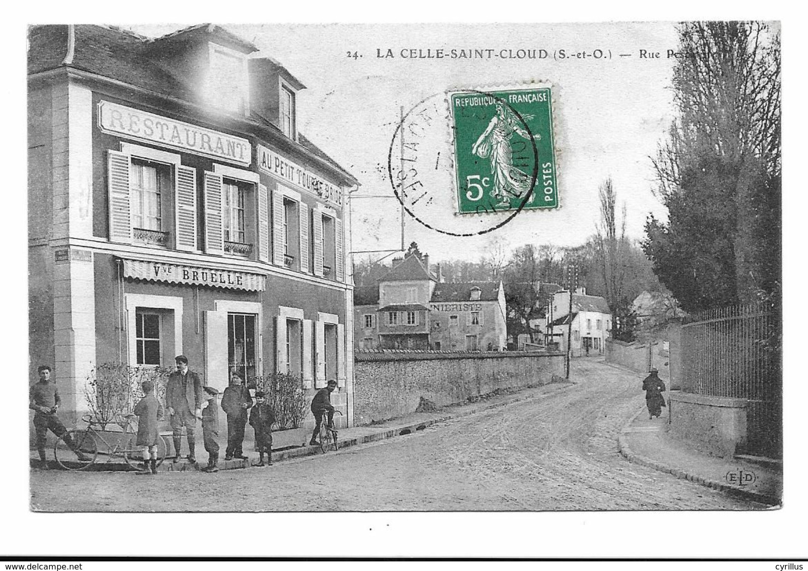 78 - LA CELLE-SAINT-CLOUD - RESTAURANT Vve BRUELLE - La Celle Saint Cloud