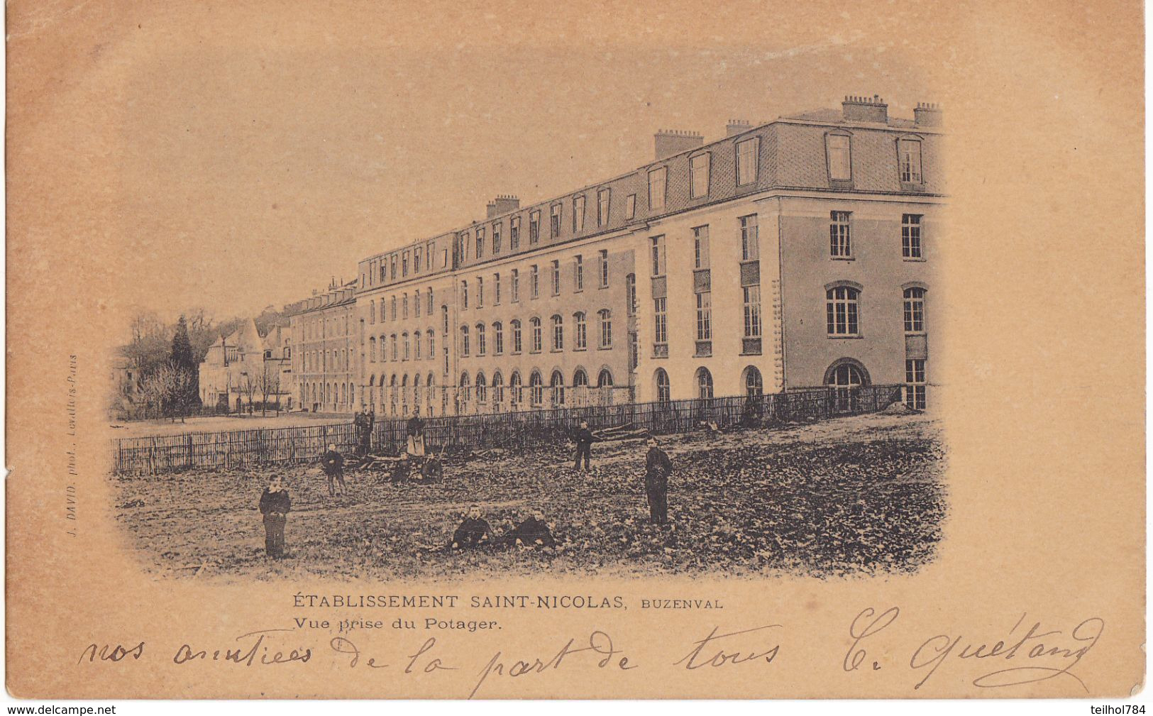 BUZENVAL ETABLISSEMENT SAINT NICOLAS  VUE PRISE DU POTAGER - Autres & Non Classés