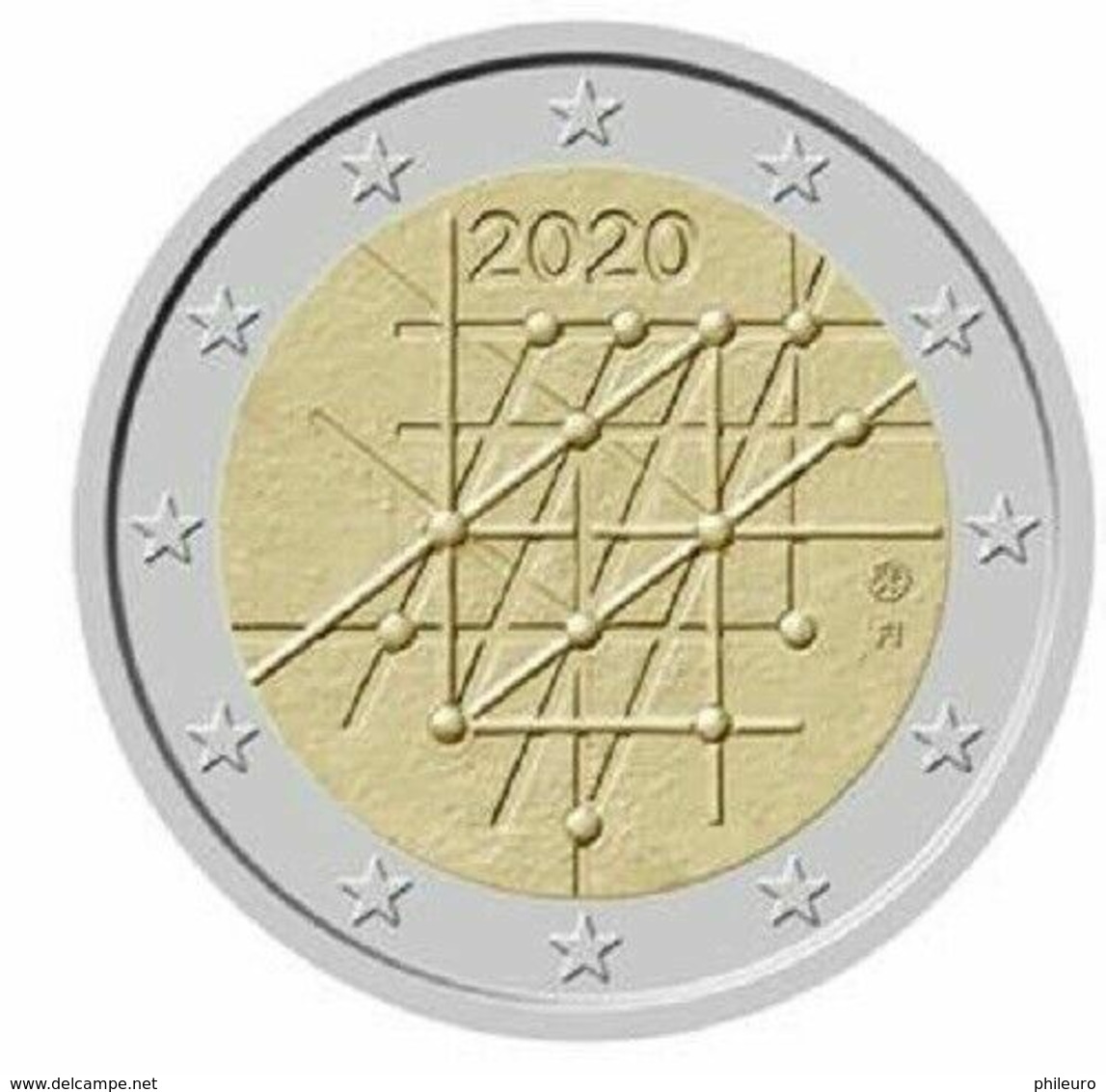 Finlande 2020 : 2 Euro Commémorative '100 Ans De Université De Turku' (UNC - Issue De Rouleau) - Disponible En France - Finlandía