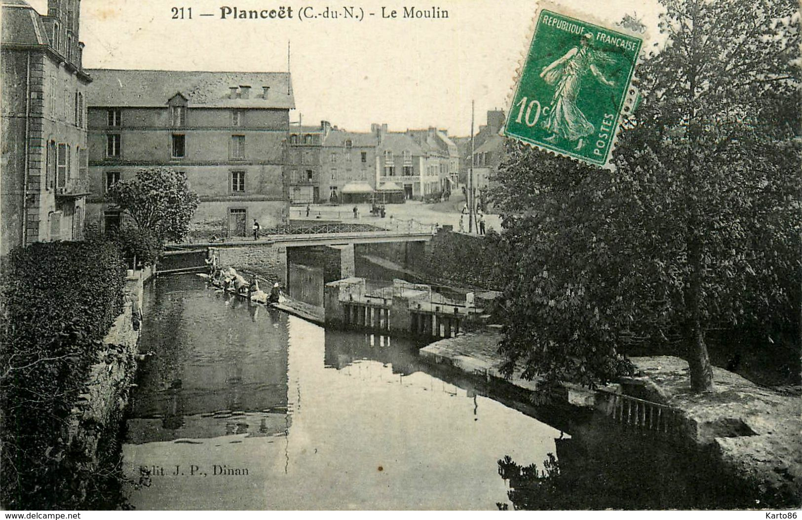 Plancoët * Le Moulin * Minoterie Lavoir Laveuses - Plancoët