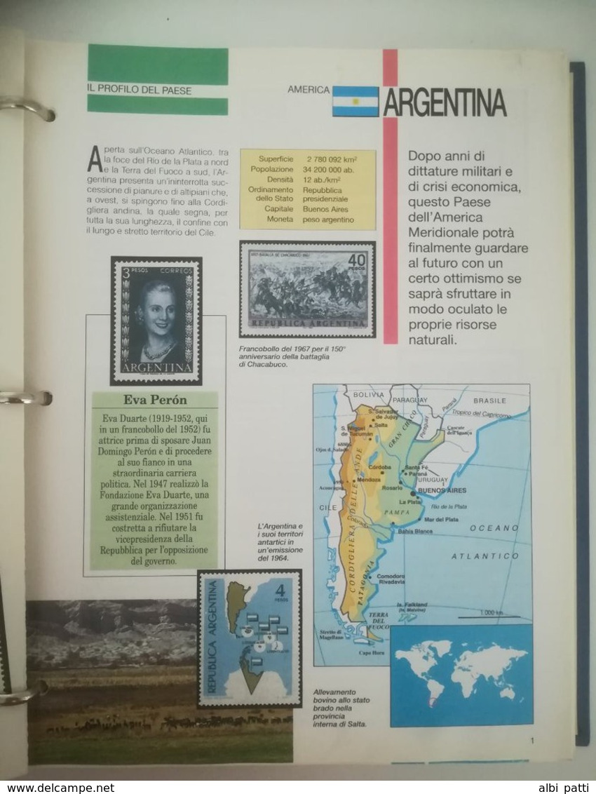 DE AGOSTINI FRANCOBOLLI DEL MONDO - AMERICA - Autres & Non Classés