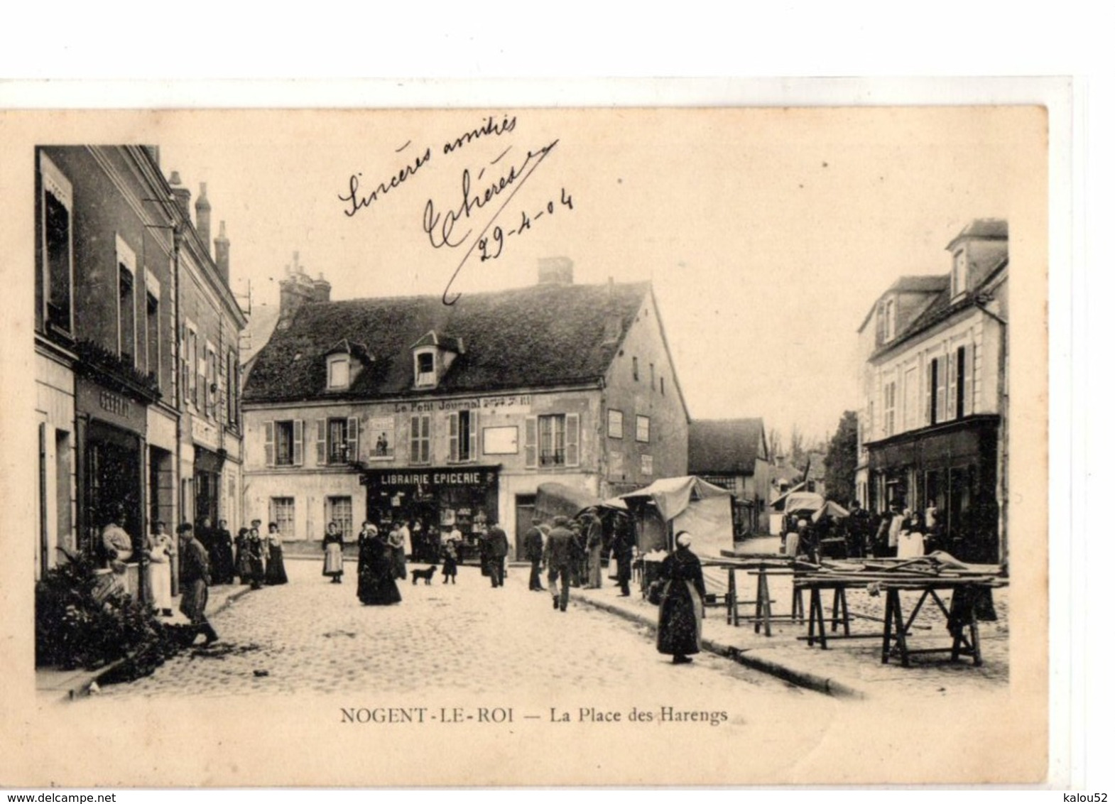 NOGENT LE ROI  //           PLACE DES HARENGS   LIBRAIRIE EPICERIE - Nogent Le Roi