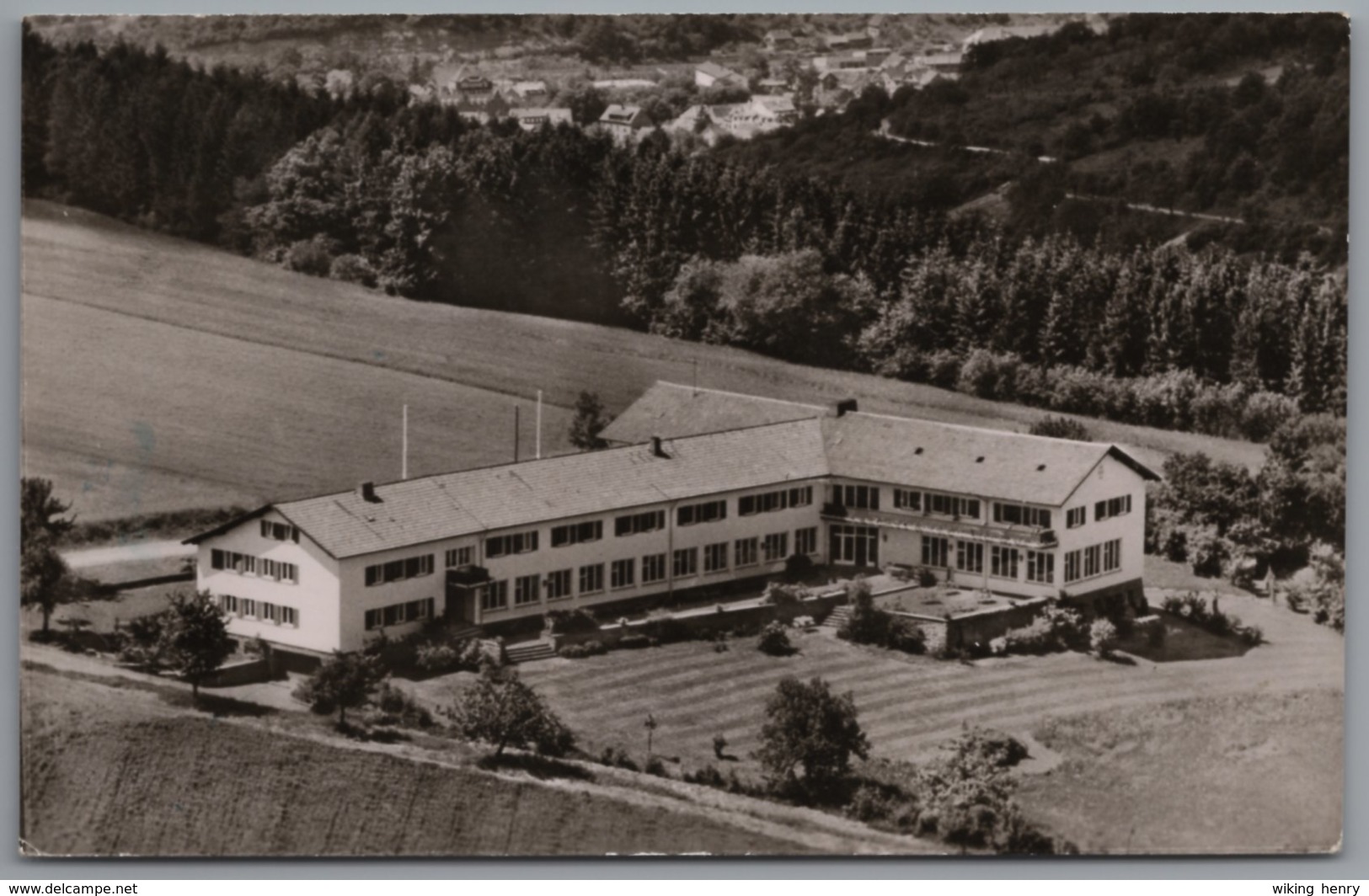 Mosbach - S/w Michael Rott Schule Der Gewerkschaft ÖTV 4   Luftbild - Mosbach