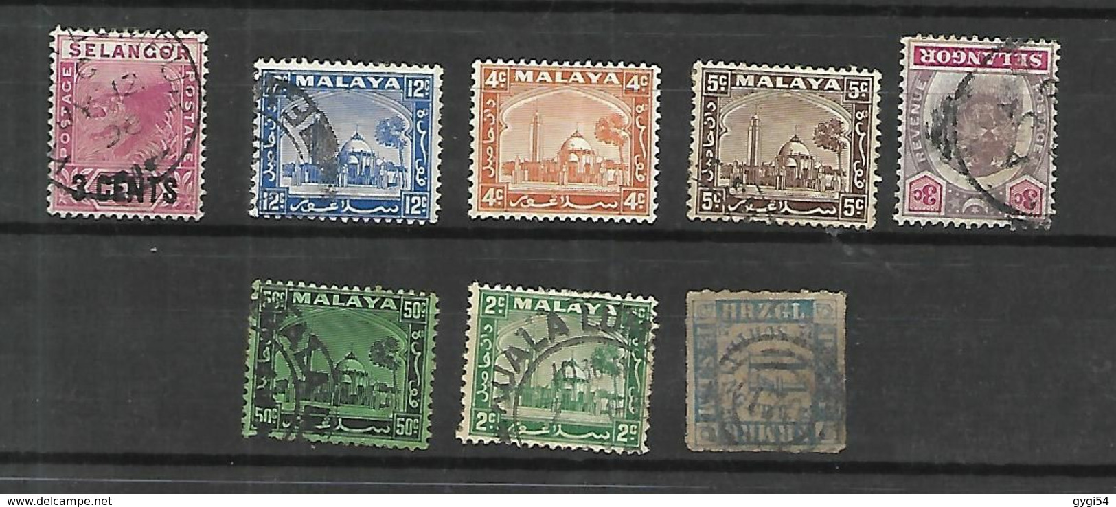 MALAYA       LOT - Malayan Postal Union