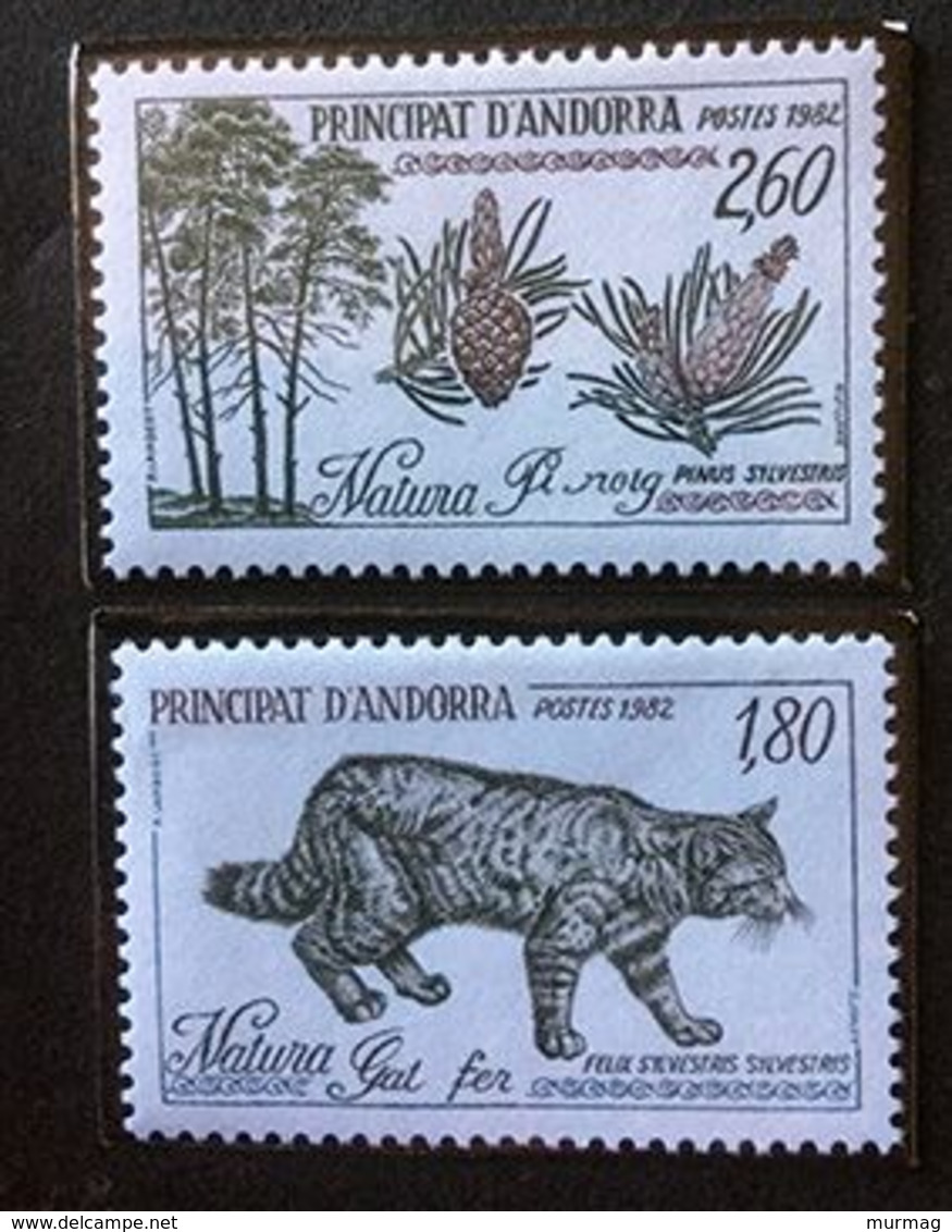 ANDORRE - Protection De La Nature - Faune Et Flore - Y&T N° 306-307 - 1982 - Altri & Non Classificati