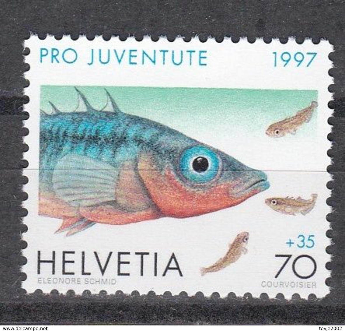 Tr_ Schweiz 1997 - Mi.Nr. 1630 - Postfrisch MNH - Tiere Animals Fische Fishes - Fische