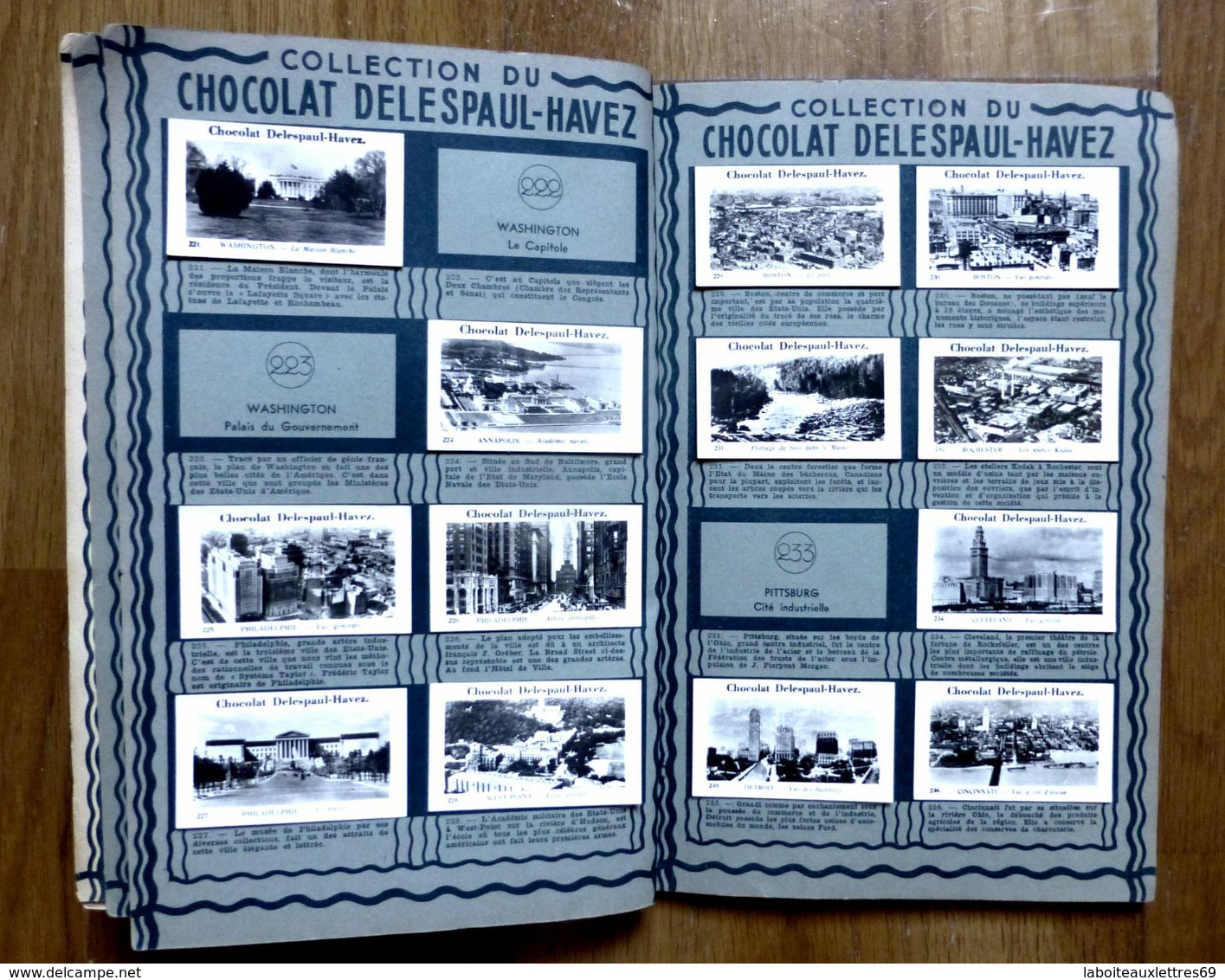 ALBUM PHOTOGRAPHIQUE DU CHOCOLAT DELESPAUL-HAVEZ - ALBUM N°3 - 4 VOYAGES - Chocolate