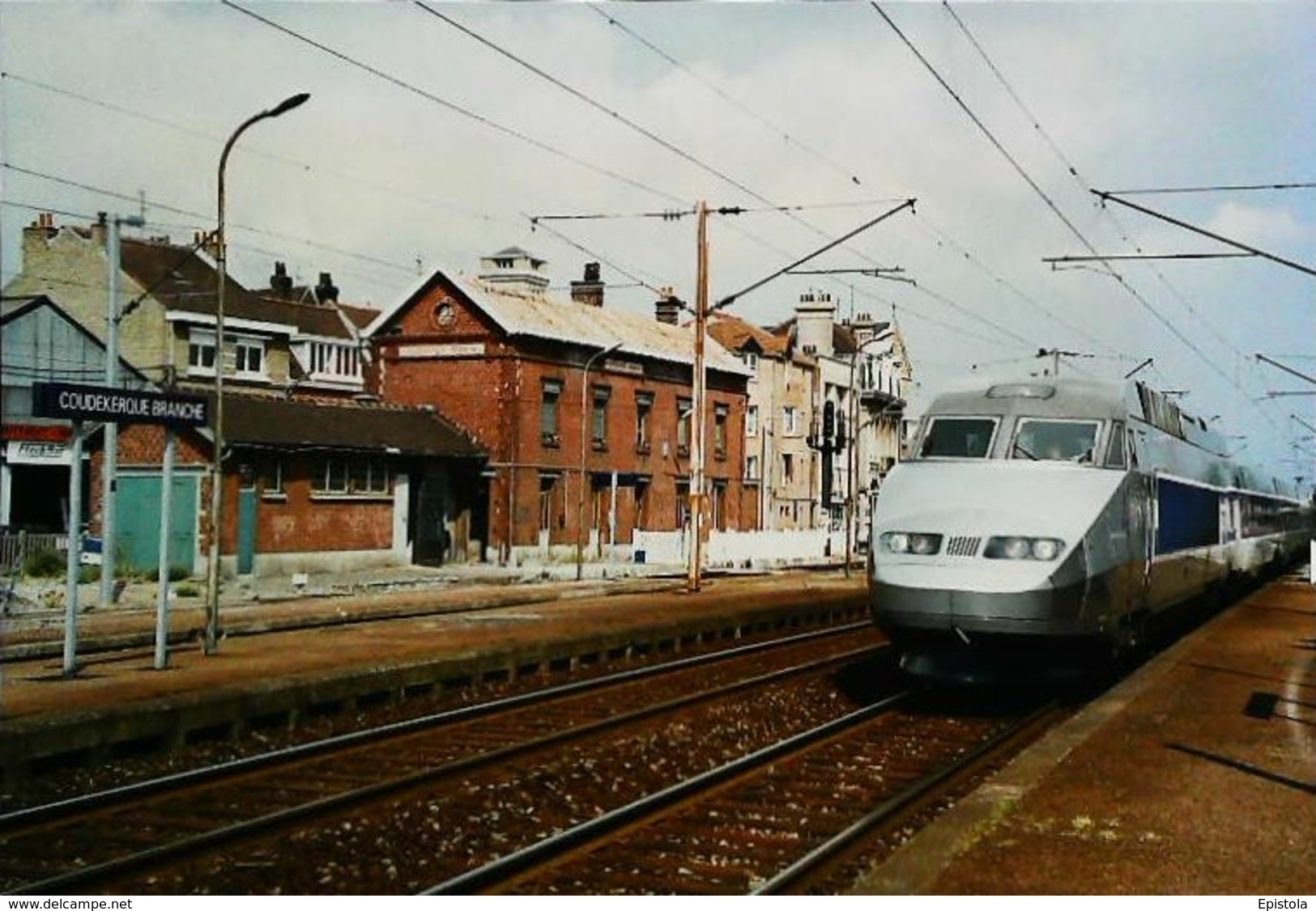 (1996) TRAIN TGV -  COUDEKERQUE  BRANCHE (59) Gare - Tirage Limité 100 Ex - Coudekerque Branche