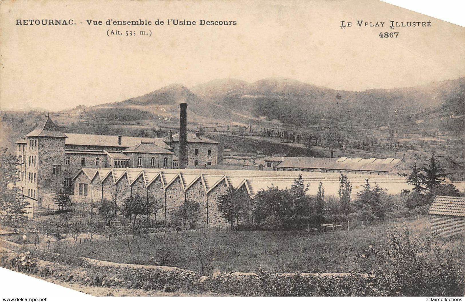 Retournac      43        Vue D'ensemble De L'usine Descours -       (voir Scan) - Retournac