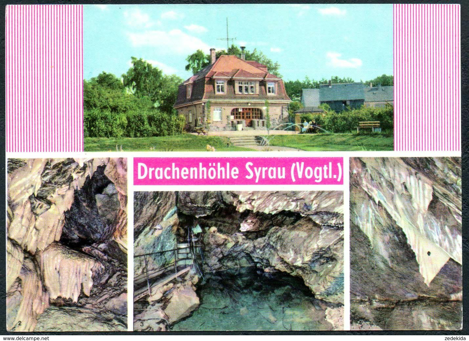 E0089 - Syrau Drachen Höhle - Drucksache - VEB Bild Und Heimat Reichenbach - Syrau (Vogtland)