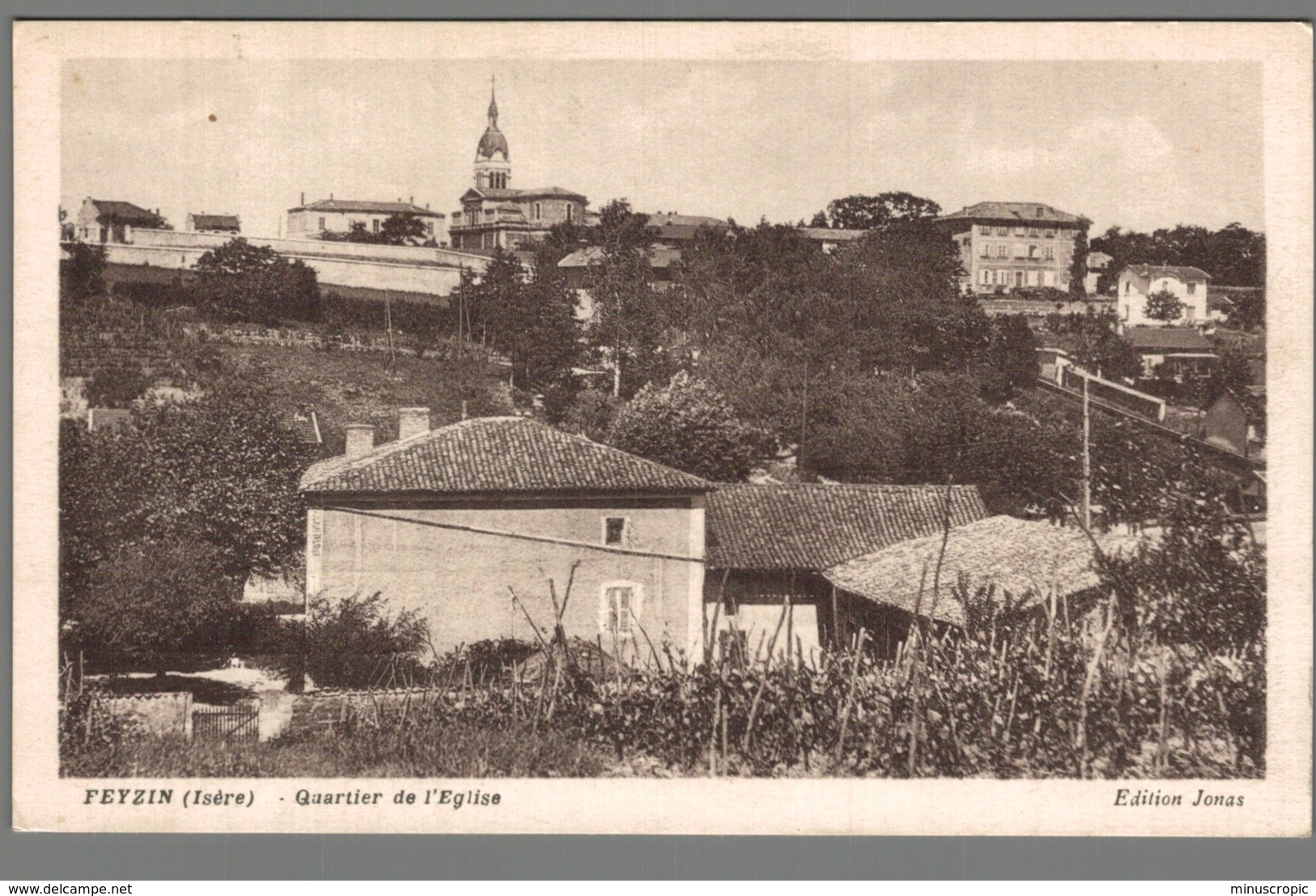 CPA 69 - Feyzin (Isère) - Quartier De L'Eglise - Feyzin