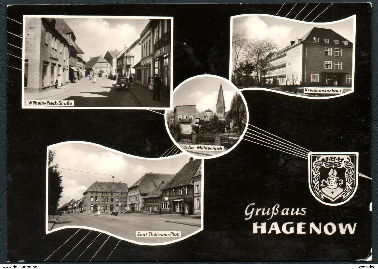 E0093 - Hagenow - VEB Bild Und Heimat Reichenbach - Paarmarke - Hagenow