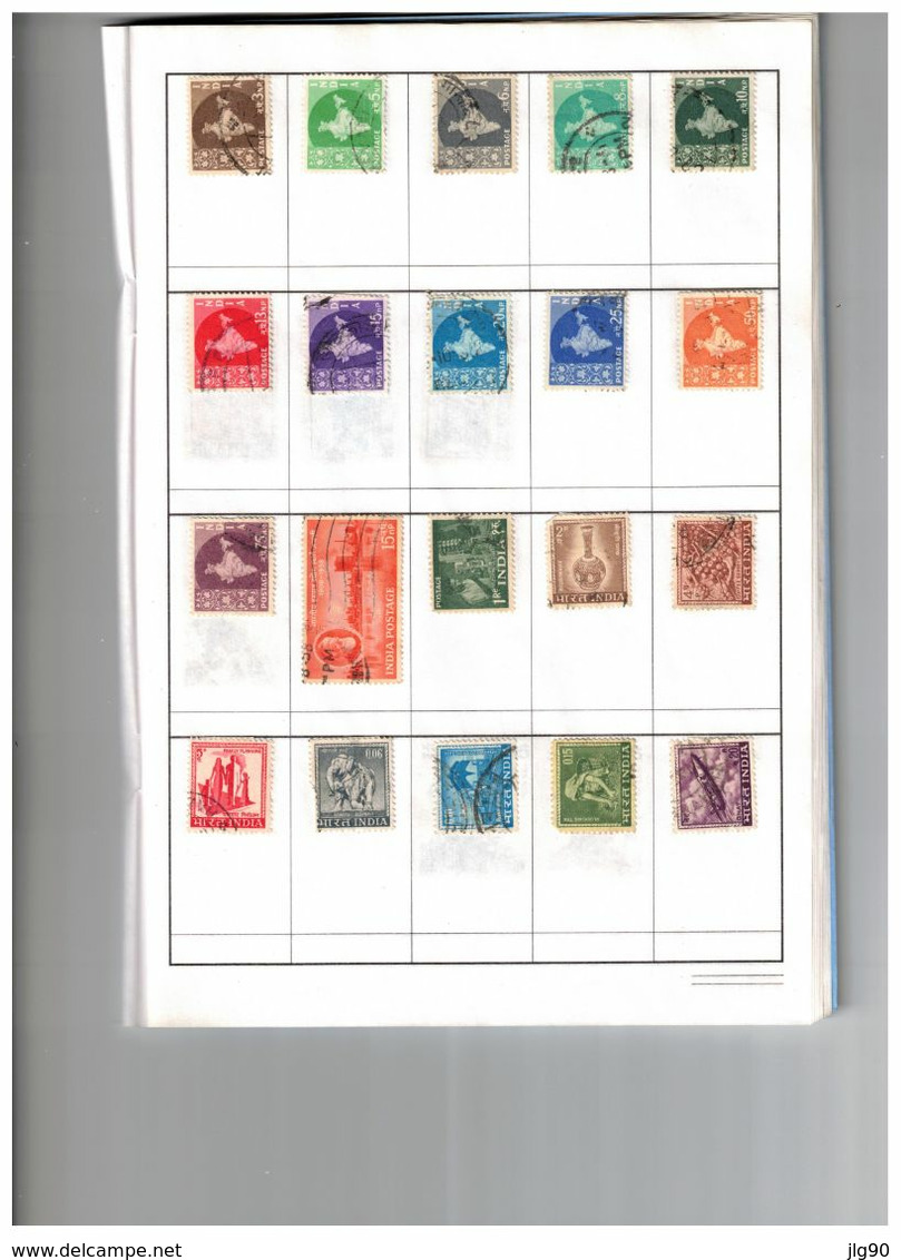 India 310 Used Stamps - Colecciones & Series